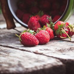 Close-up of strawberries