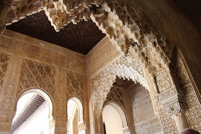 Low angle view of historical building