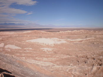 Scenic view of rock formations