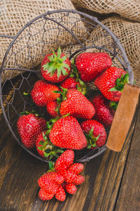 Close-up of strawberries