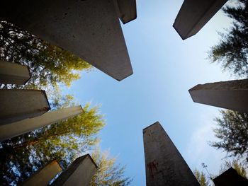 Low angle view of building against sky