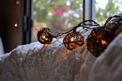 Close-up view of window