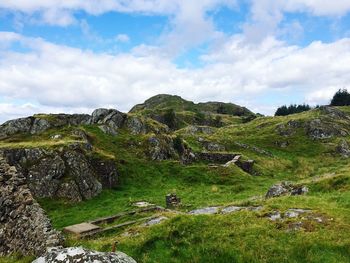 Scenic view of landscape in norway
