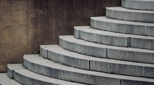 Close-up of spiral staircase