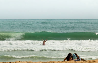 Scenic view of beach