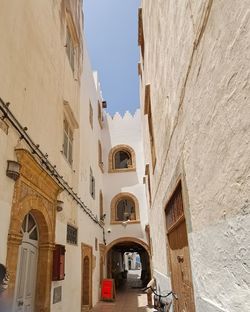 Low angle view of buildings against sky