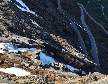 Aerial view of mountain