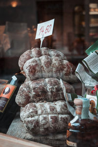 Close-up of food for sale at market