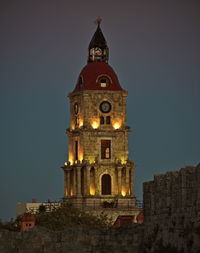 Low angle view of building against sky