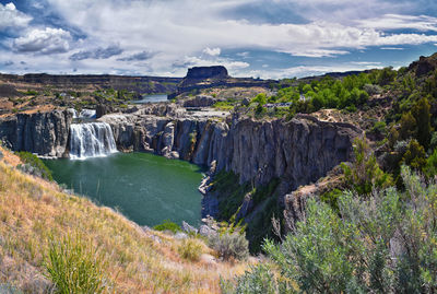 Scenic view of landscape against sky