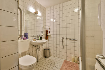 Interior of bathroom