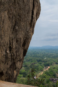 Scenic view of mountain against sky