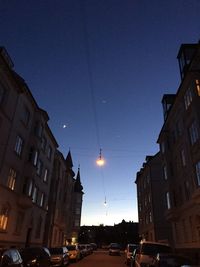 City street at night