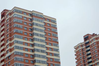 Low angle view of building against clear sky