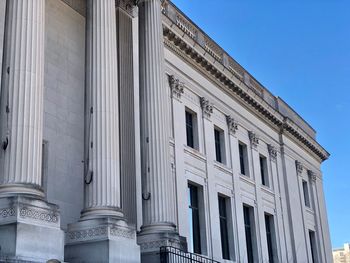 Low angle view of building against sky