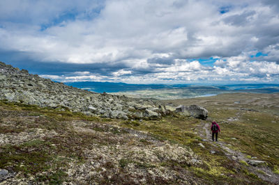 Landscape at hallingskarvet and prestholtseter, geilo, norway