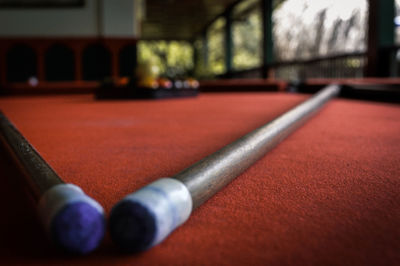 Close-up of ball on table