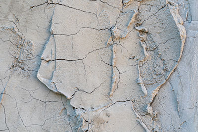 Full frame shot of cracked wall