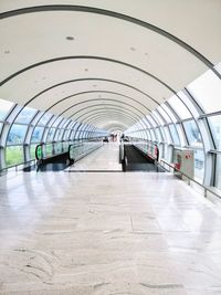 View of railroad station platform