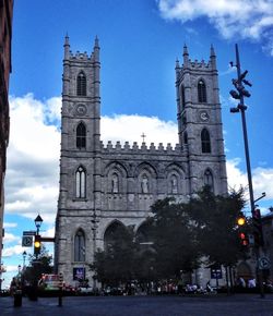 Low angle view of church