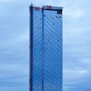 Low angle view of building against sky