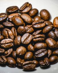 Close-up of coffee beans