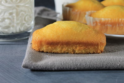 Close-up of sushi on table