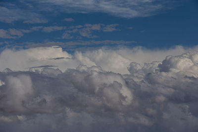 Low angle view of clouds in sky