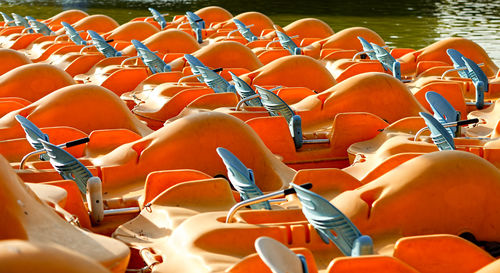 Umbrellas in water