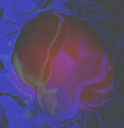 Close-up of blue background