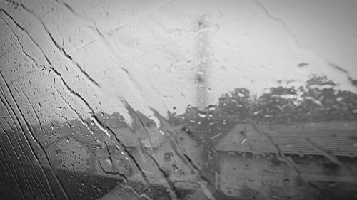 Rain drops on glass