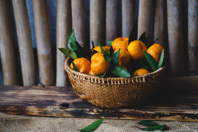 Fruits on table