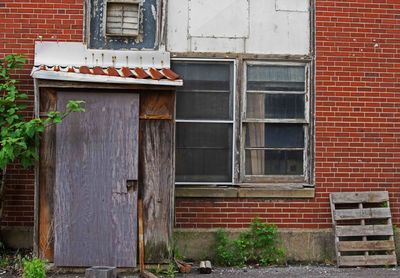 Window of building