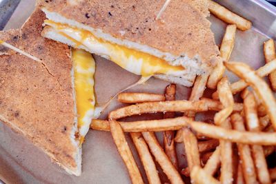 Close-up of food in plate