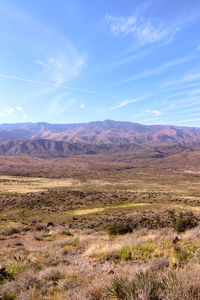 Scenic view of landscape against sky