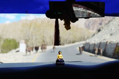 Close-up of vintage car