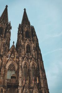 Low angle view of cathedral against sky