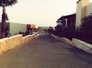 Walkway leading towards building