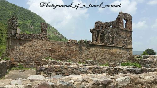 Old ruins against sky