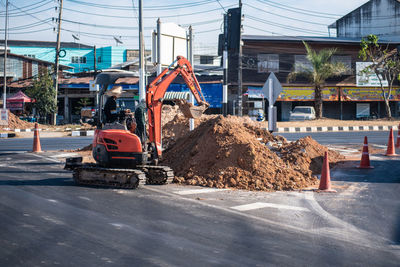 View of construction site