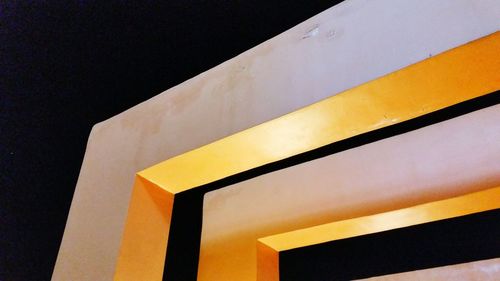 Close-up of yellow wall