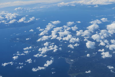 Low angle view of clouds in sky