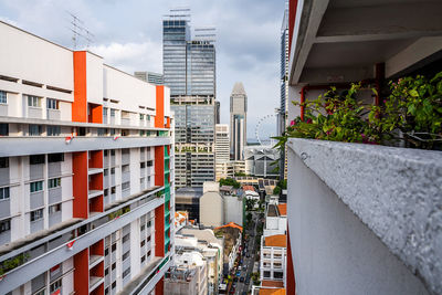 Buildings in city