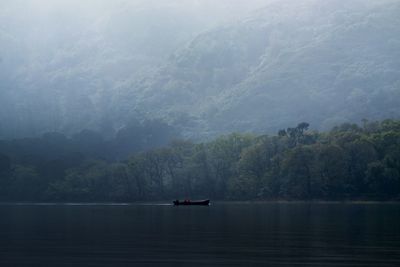 Scenic view of lake against mountain