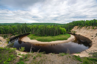 Scenic view of landscape against sky