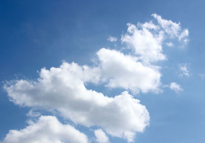 Low angle view of clouds in sky