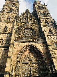 Low angle view of cathedral against sky