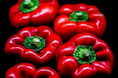 Close-up of red bell peppers