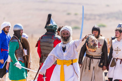 Group of people in traditional clothing