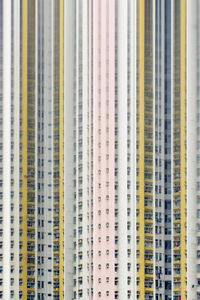 Full frame shot of a highly dense apartment building